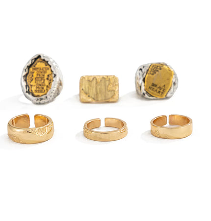 Letter Ring Set