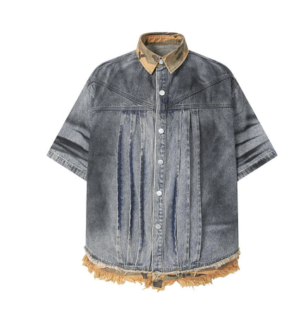 Raw Edge Denim Shirt III