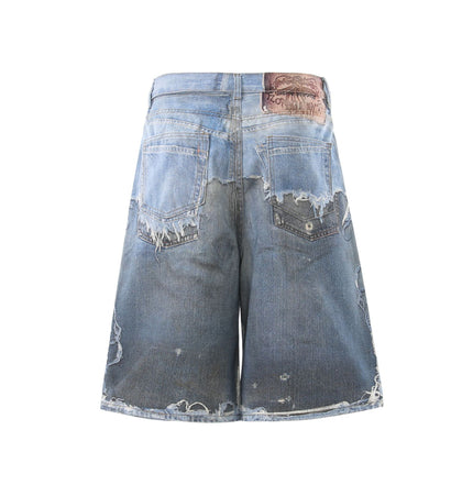 Distressed Denim short
