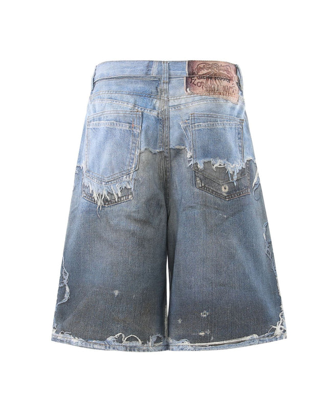 Distressed Denim short