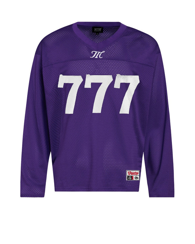 Mesh Cut-Out Mesh Jersey