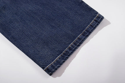 Rhinestone Scratch Denim