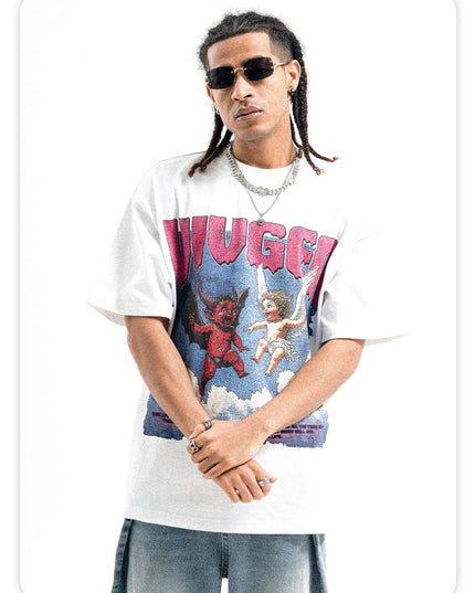 Heavy Small-Neckline Tee