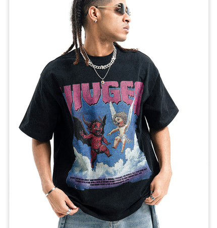 Heavy Small-Neckline Tee