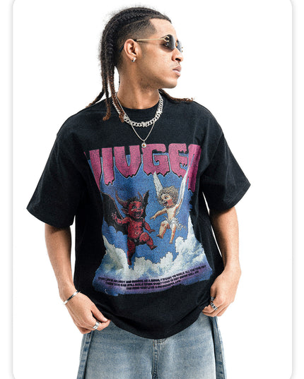 Heavy Small-Neckline Tee