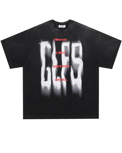 Graffiti Tie-Dye Tee