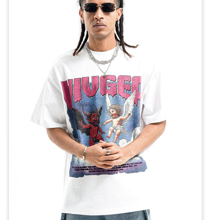 Heavy Small-Neckline Tee
