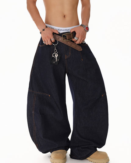 Vintage Deconstructed Scimitar Jeans