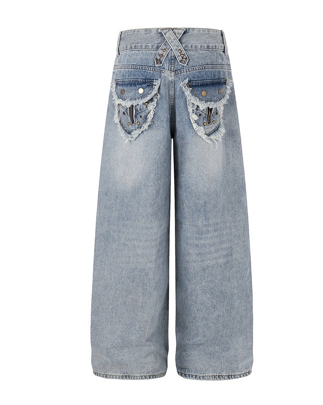 Heavy Washed Workwear Denim