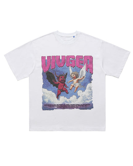Heavy Small-Neckline Tee