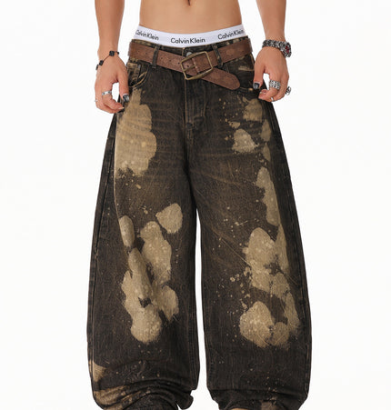 Ripped Tie-Dye Jeans