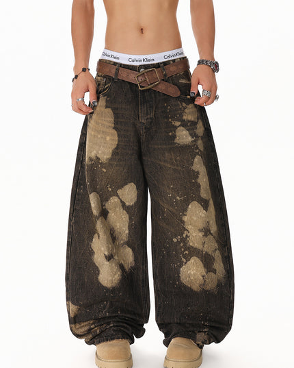 Ripped Tie-Dye Jeans