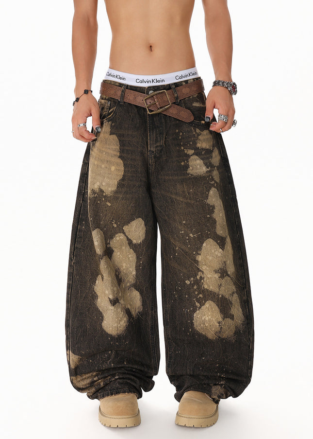Ripped Tie-Dye Jeans