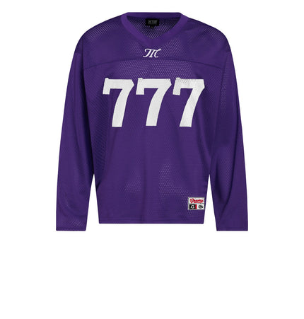 Mesh Cut-Out Mesh Jersey