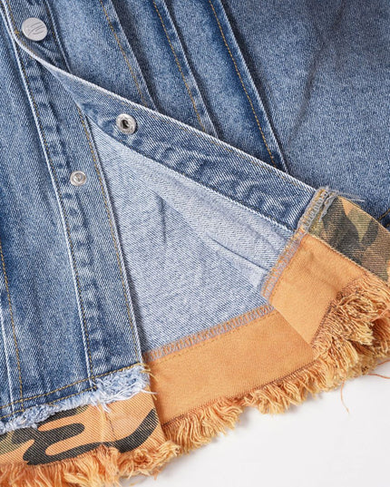 Earth Wash Raw Edge Denim Shirt