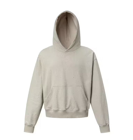 TALKLESSFASHION American Retro Distressed Boxy Hoodie