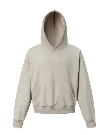 TALKLESSFASHION American Retro Distressed Boxy Hoodie
