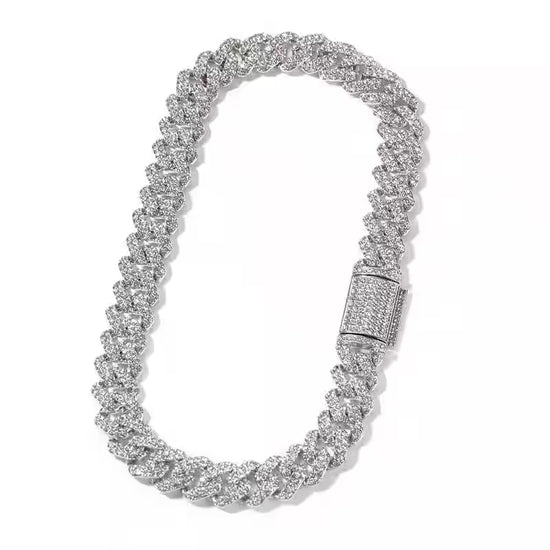 18mm Full Diamond Cuban Chain
