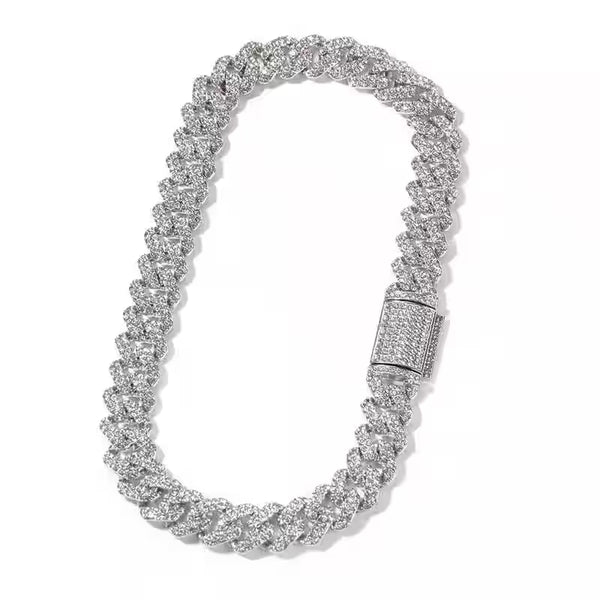 18mm Full Diamond Cuban Chain