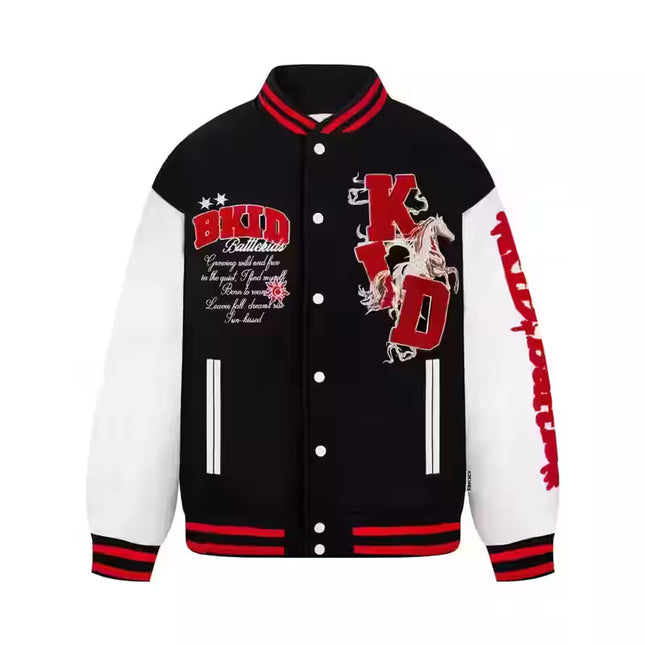 TALKLESSFASHION American Retro Baseball Jacket