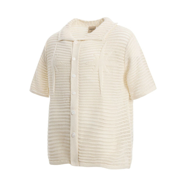 American Retro Simple Loose Design Short Sleeve Shirt