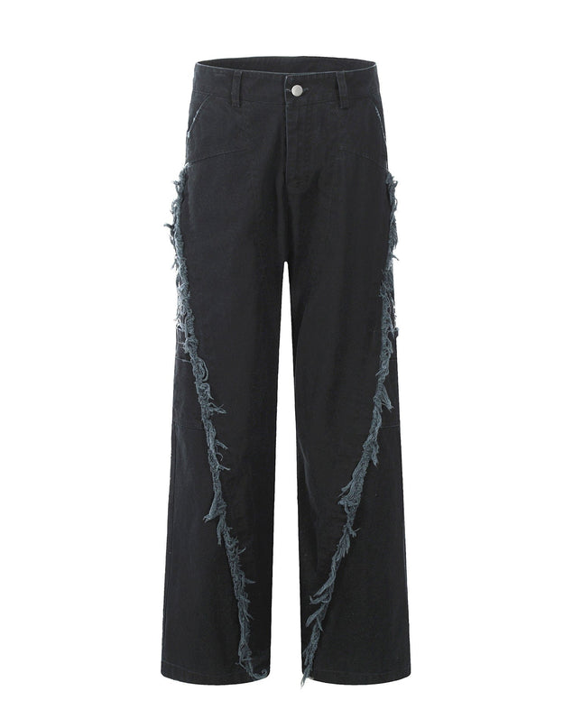 Mein Shop 0 Black / S American Retro Cleanfit Loose Heavy Industry Washed And Worn Overalls