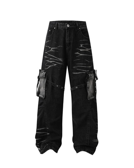 Mein Shop 0 Black / S Urban Retro Charm Denim jeans—6227