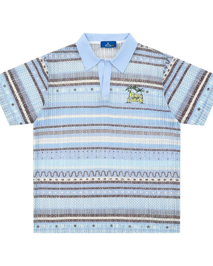 Mein Shop 0 Blue / S Printed Shirt Loose Leisure All-matching Men's Top