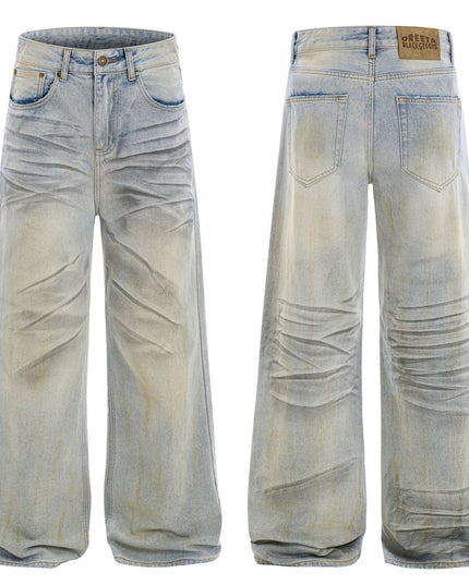 Mein Shop 0 Blue / S Urban Drift Denim Straight Jeans—9869