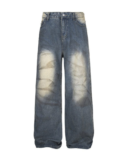 Mein Shop 0 Blue / S Urban Edge Ink Splatter Denim Jeans —7529