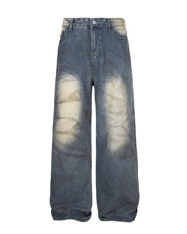 Mein Shop 0 Blue / S Urban Edge Ink Splatter Denim Jeans —7529