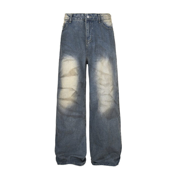 Urban Edge Ink Splatter Denim Jeans —7529