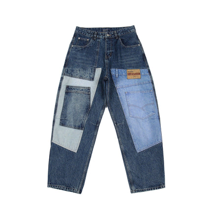Mein Shop 0 Blue / S Vintage Patchwork Jeans —7097