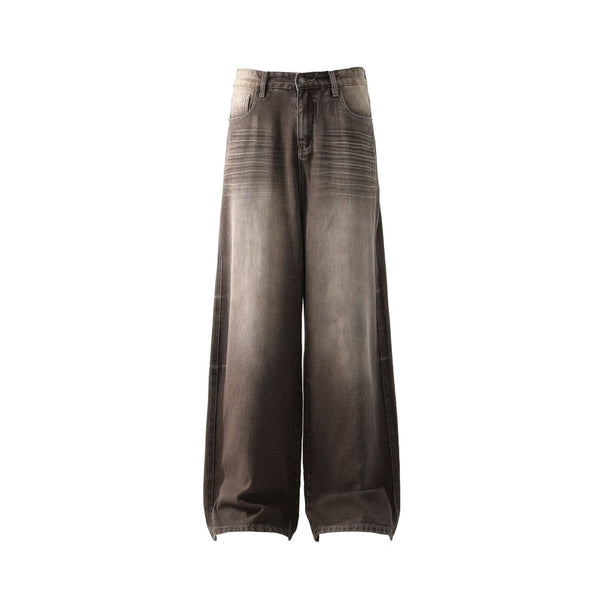 Retro washed Straight Jeans—9818