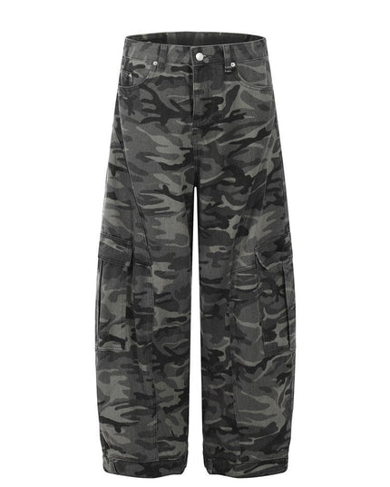 Mein Shop 0 Camouflage Color / S Multi-pocket Design Outdoor Casual Trousers
