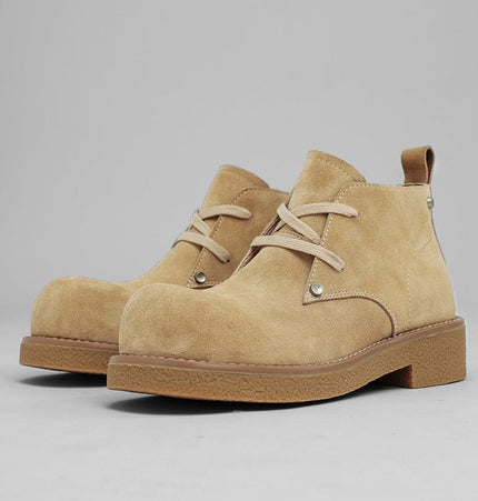 Mein Shop 0 Casual Platform Height-increasing Martain Boots Big Head Derby Shoes British Style