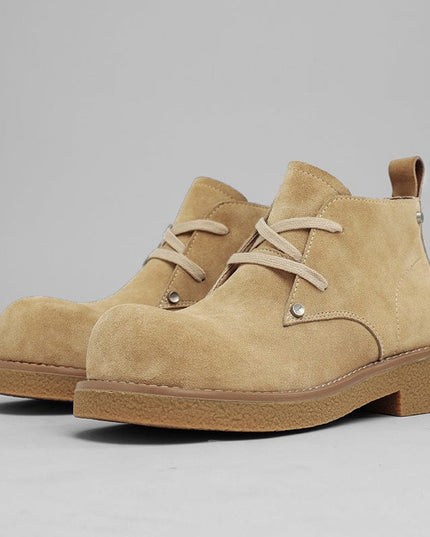 Mein Shop 0 Casual Platform Height-increasing Martain Boots Big Head Derby Shoes British Style
