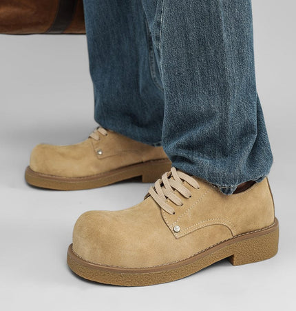 Mein Shop 0 Casual Platform Height-increasing Martain Boots Big Head Derby Shoes British Style