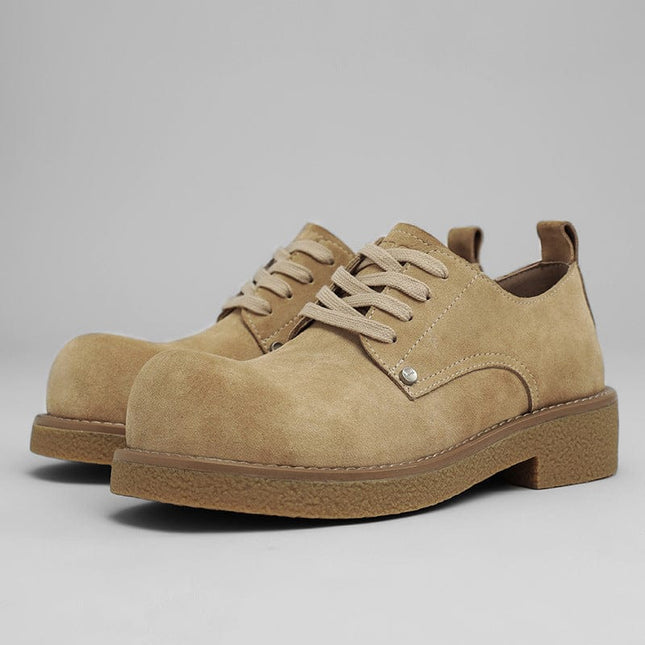 Mein Shop 0 Casual Platform Height-increasing Martain Boots Big Head Derby Shoes British Style