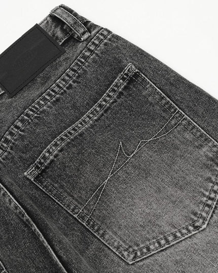 Mein Shop 0 Industrial Heritage Denim Straight Jeans—9865