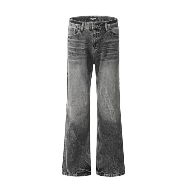 Industrial Heritage Denim Straight Jeans—9865