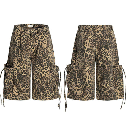 Mein Shop 0 Leopard Luxe Cropped short Jort—1993