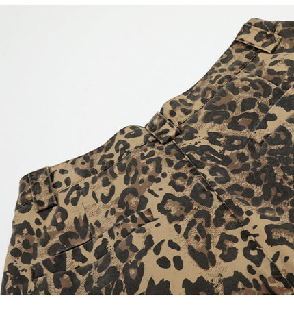 Mein Shop 0 Leopard Luxe Cropped short Jort—1993