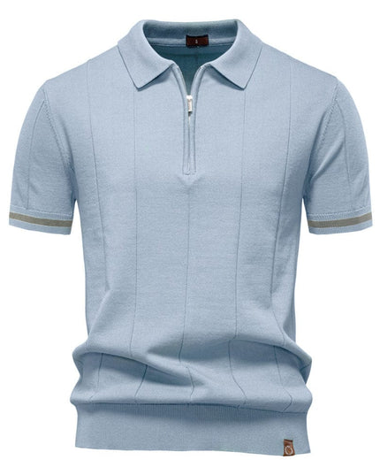 Mein Shop 0 Light Blue / S Urban Edge Polo Casual Short Sleeve —6448