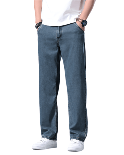 Mein Shop 0 Lyocell Comfort Straight Jeans—9477