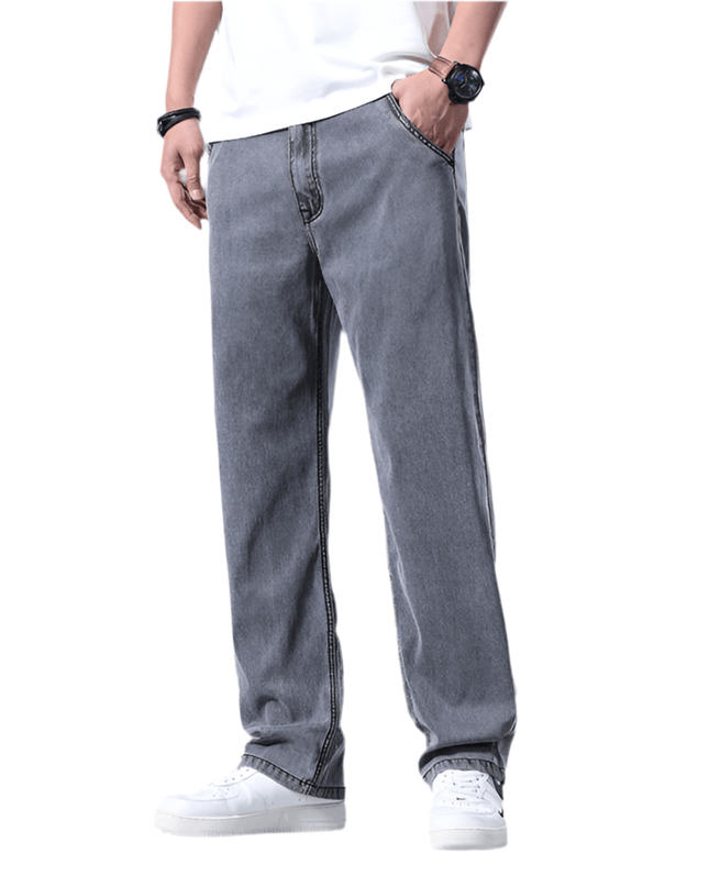 Mein Shop 0 Lyocell Comfort Straight Jeans—9477