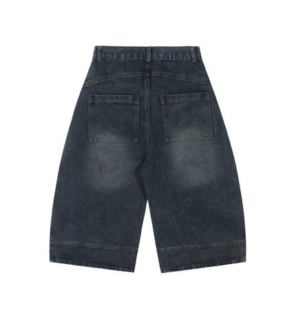 Mein Shop 0 MetroCool Solid Casual Denim Shorts—-3422