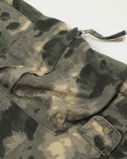 Mein Shop 0 Mountain Outdoor Multi-pocket Workwear Tie-dye Camouflage Pants Men