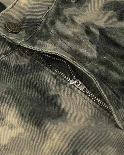 Mein Shop 0 Mountain Outdoor Multi-pocket Workwear Tie-dye Camouflage Pants Men
