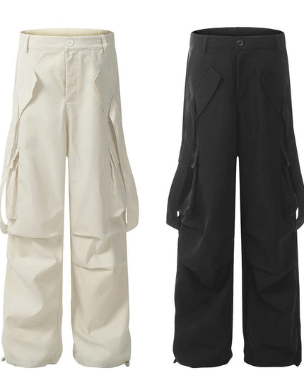 Mein Shop 0 Overalls Men's Ribbon Pocket Design Pleated